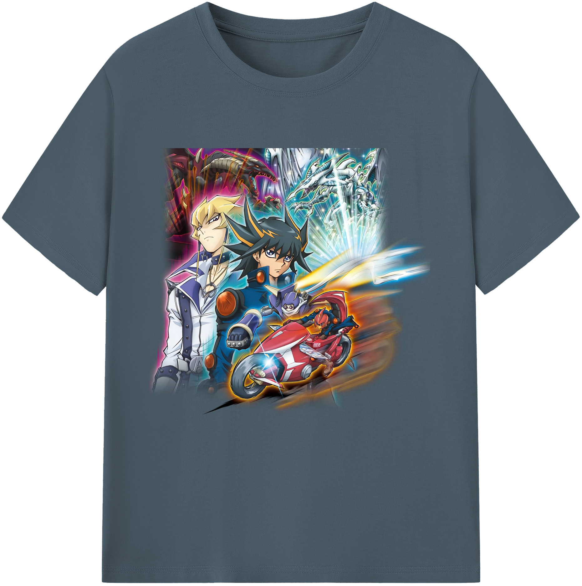 （画像用） 遊☆戯☆王 Yu-Gi-Oh! 綿100％半袖Tシャツ（フロントプリント）